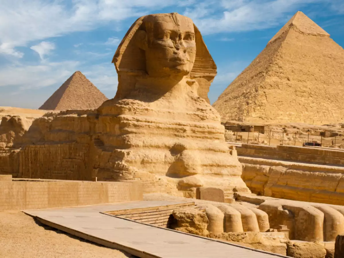 Giza Pyramids and Great Sphinx