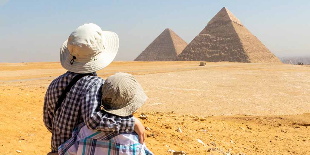 Great Pyramids of Giza Egypt private half day tour
