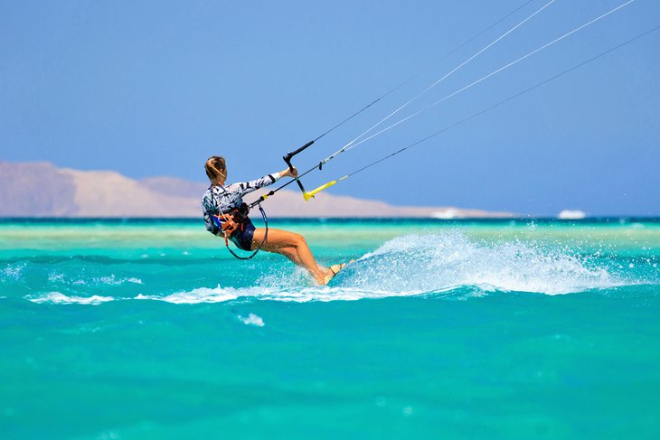 Water sports on the Red Sea near Hurghada