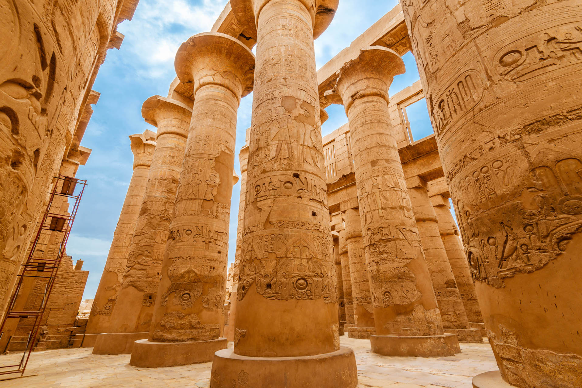 Columns of Karnak Temple
