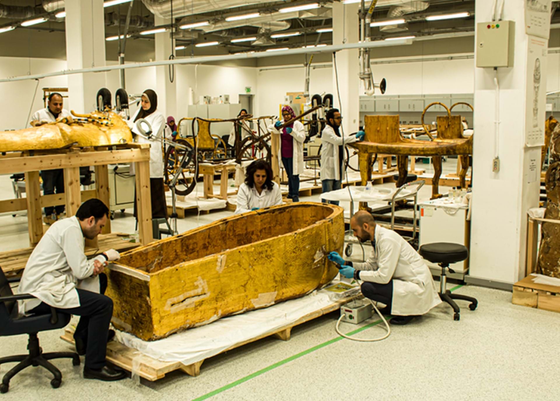Conservation Centre at the Grand Egyptian Museum
