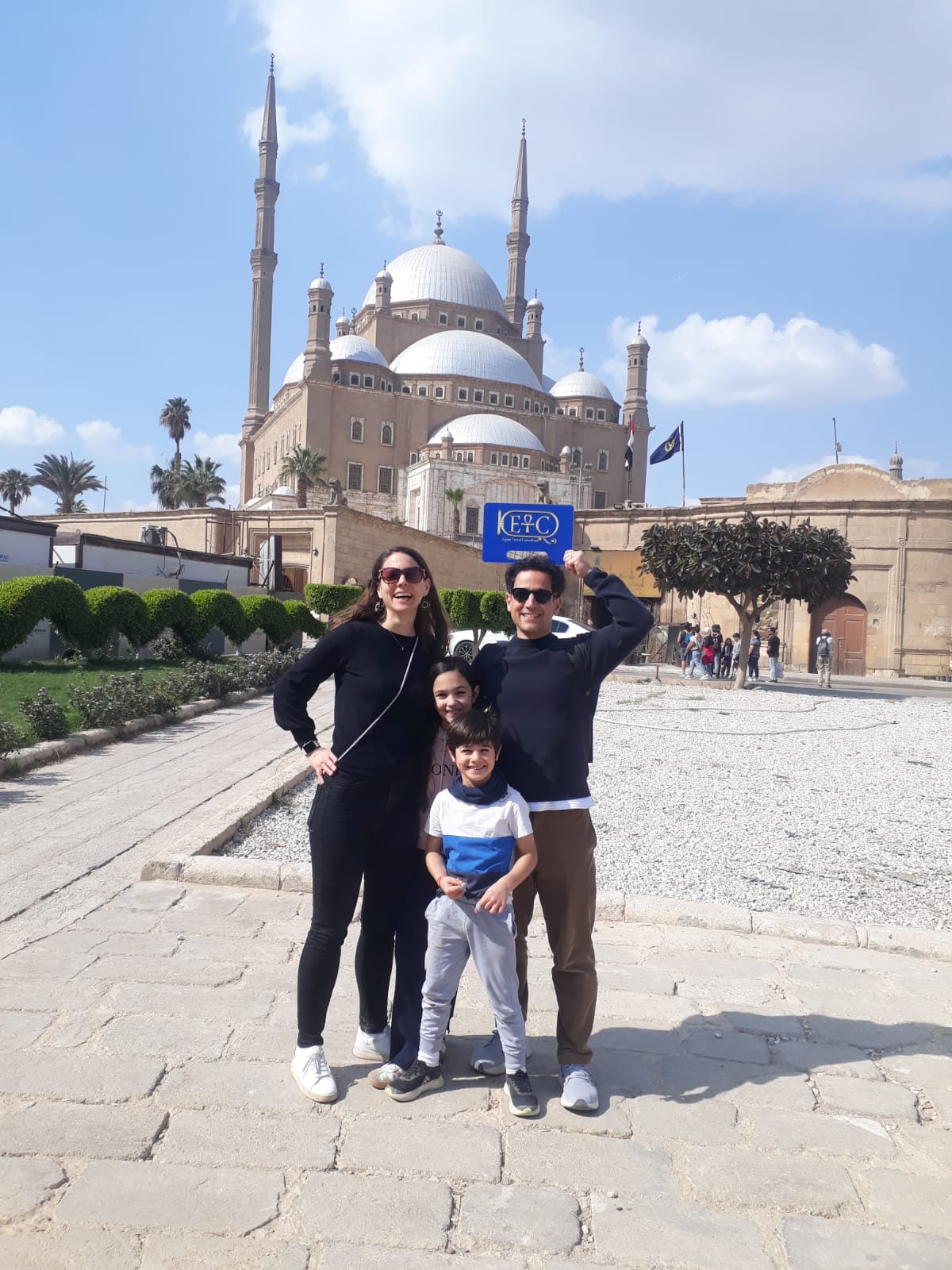 Travelers enjoying a private tailor-made Egypt journey