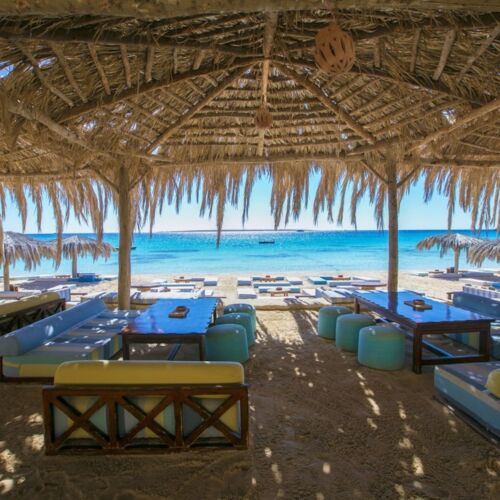 Mahmya protected beach destination on Giftun Island in the Red Sea
