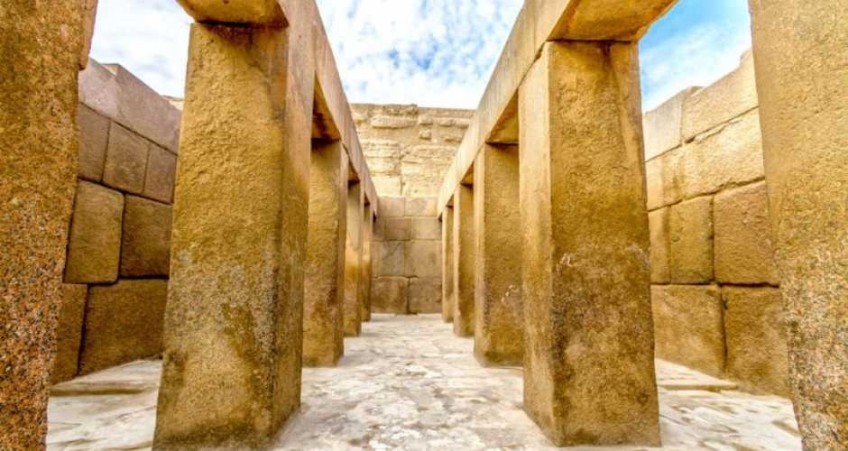 Valley Temple of Khafre beside the Great Sphinx