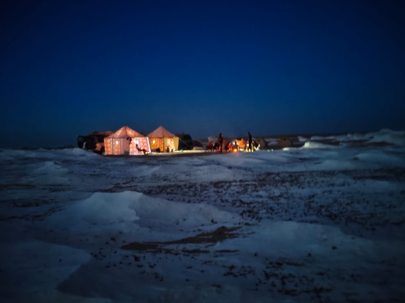 Desert camp near Agabat Valley