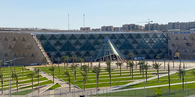 Temple Garden at the Grand Egyptian Museum