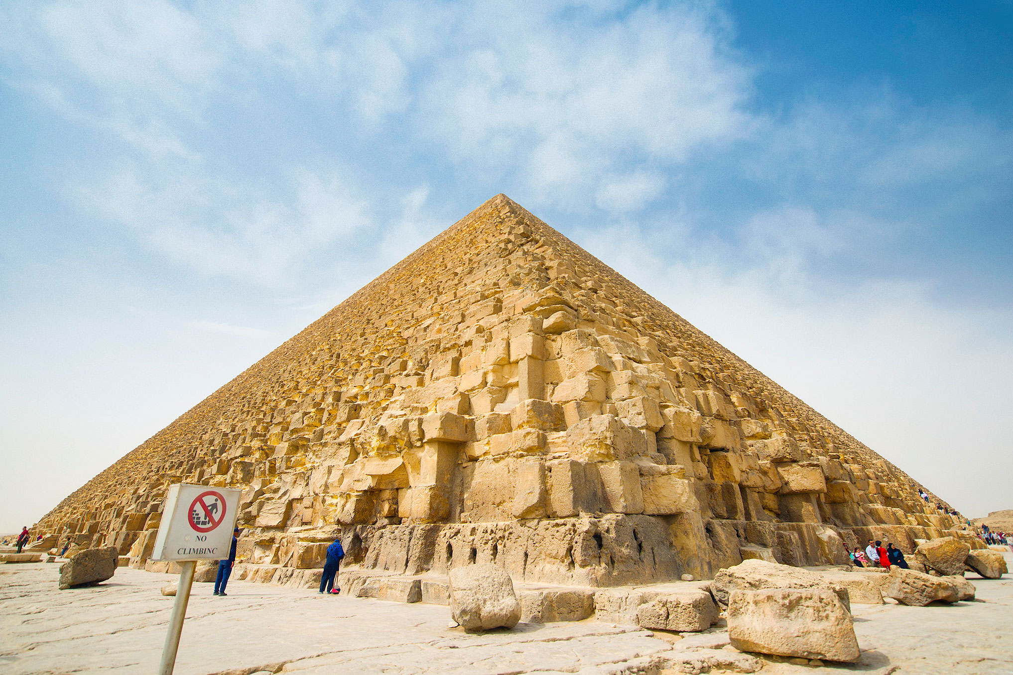 The Pyramid of Menkaure on the Giza Plateau