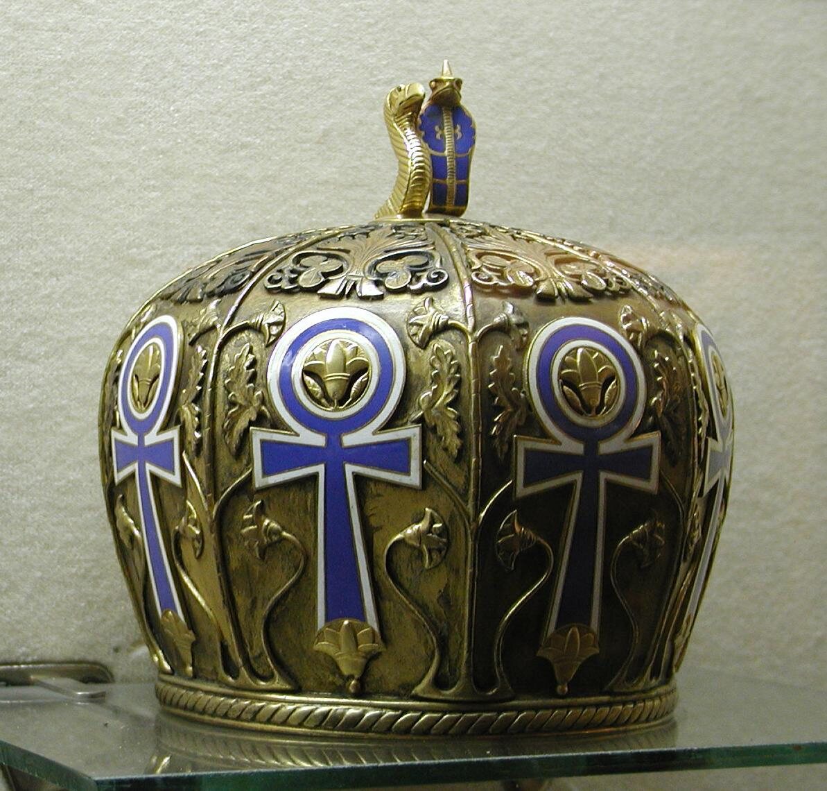 Museum display inside Abdeen Palace Cairo
