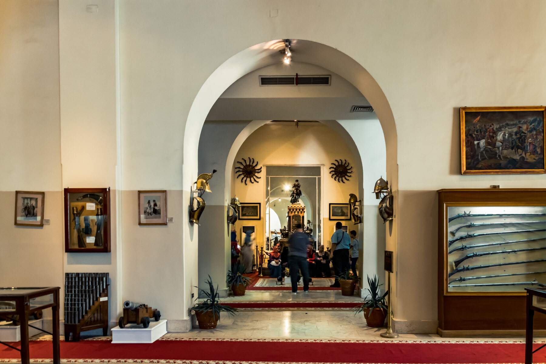 Historic interior at Abdeen Palace Cairo