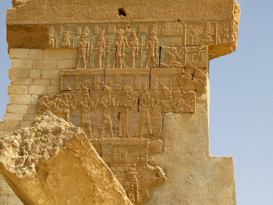 Ancient remains of the Temple of Amun in Siwa