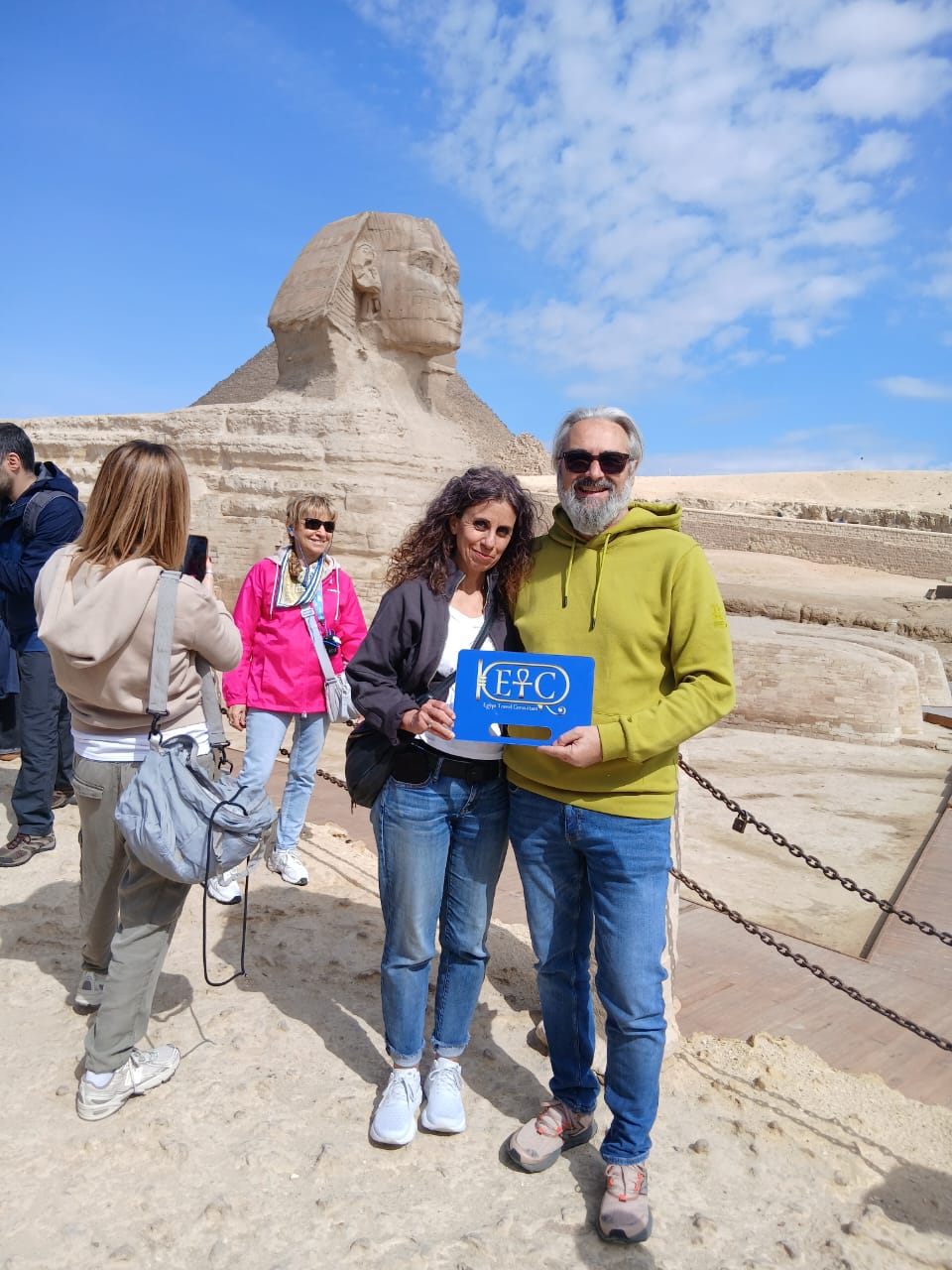Egypt Travel Consultant guests enjoying their private 10-Day Egypt Highlights Tour