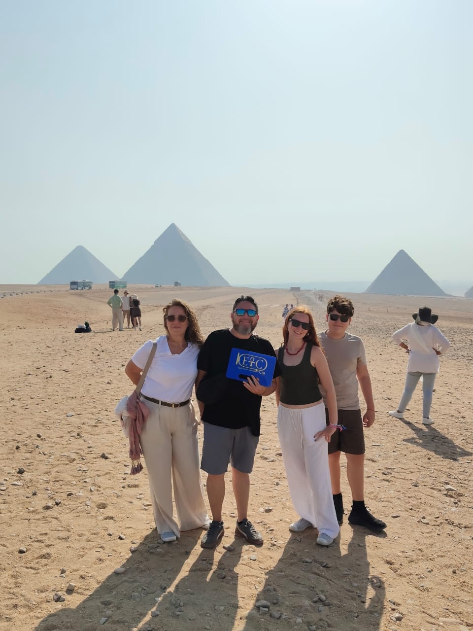 Egypt Travel Consultant family guests during their private Grand Egypt Family Adventure