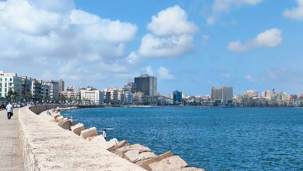 Alexandria Corniche in Alexandria
